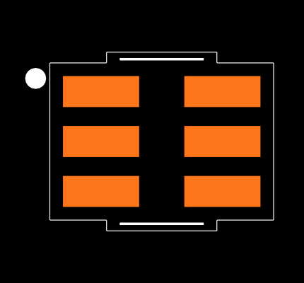 LMP8646MK/NOPB Footprint