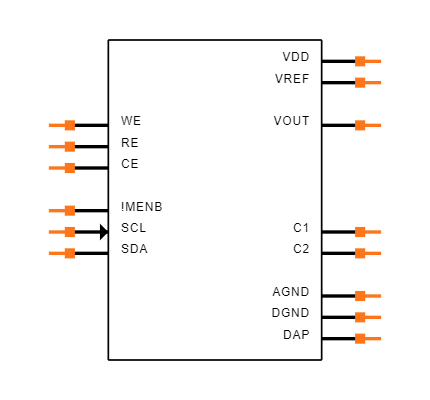 LMP91000SDE/NOPB Symbol