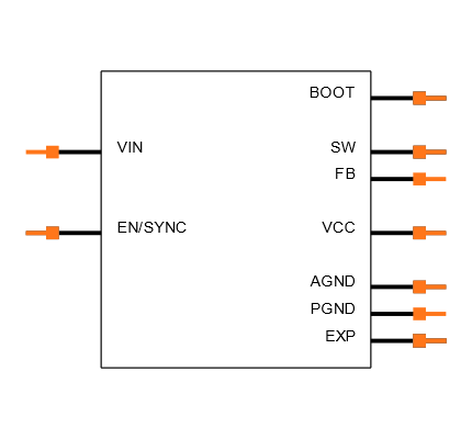 LMR23630ADDAR Symbol