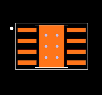 LMR36520FADDAR Footprint