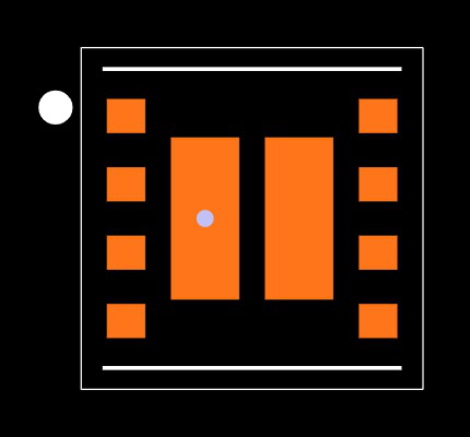 LMZ10500SILR Footprint