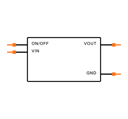 LP2980AIM5-2.5/NOPB Symbol