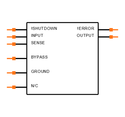 LP2989AIM-5.0/NOPB Symbol
