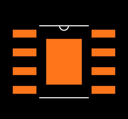 LP2998MR/NOPB Footprint