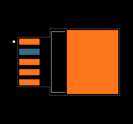 LP3853ESX-3.3/NOPB Footprint