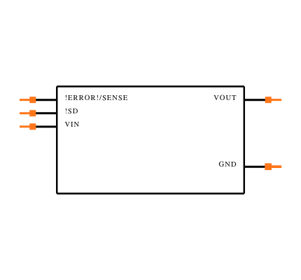 LP3853ESX-3.3/NOPB Symbol