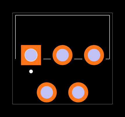 LP3853ET-2.5/NOPB Footprint