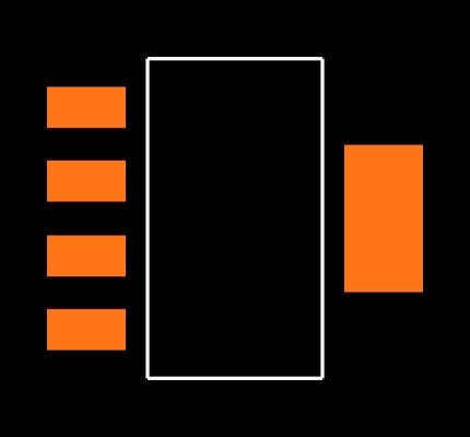 LP3855EMP-5.0/NOPB Footprint