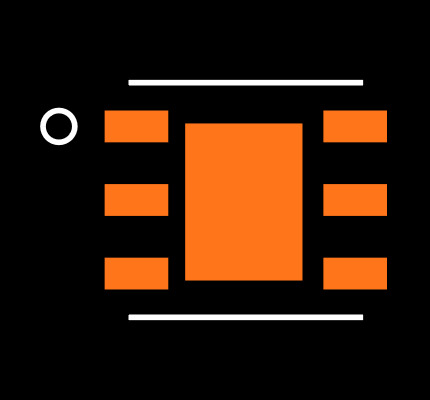 LP38690SD-2.5/NOPB Footprint