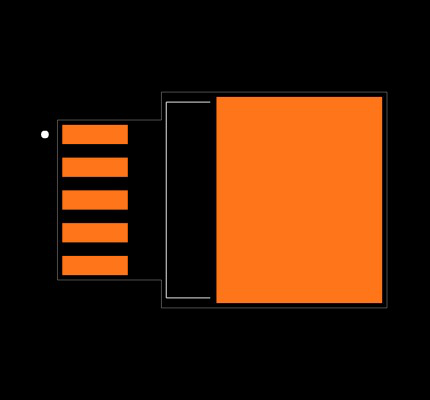 LP3871ES-1.8/NOPB Footprint