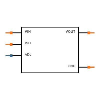 LP3875ES-ADJ Symbol
