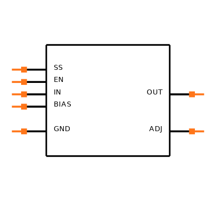 LP38851T-ADJ/NOPB Symbol