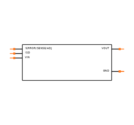LP3966ESX-1.8/NOPB Symbol