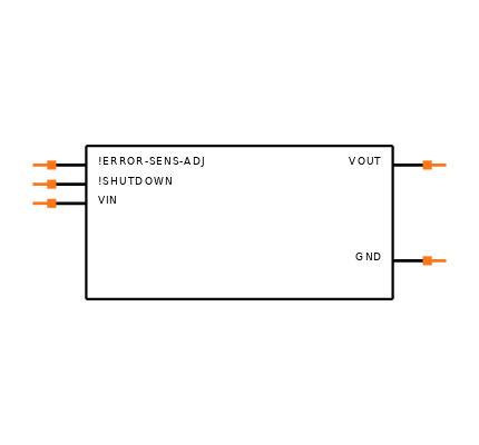 LP3966ET-ADJ/NOPB Symbol