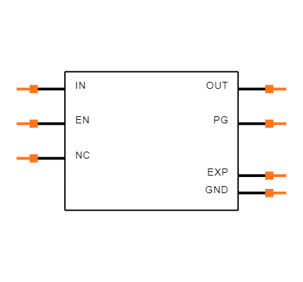 LP5912-0.9DRVT Symbol