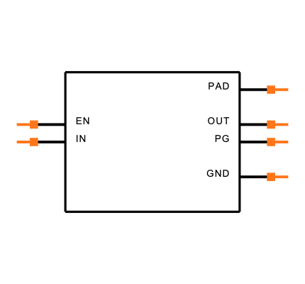 LP5912Q3.3DRVRQ1 Symbol
