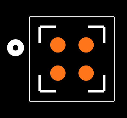 LP5990TM-1.3/NOPB Footprint