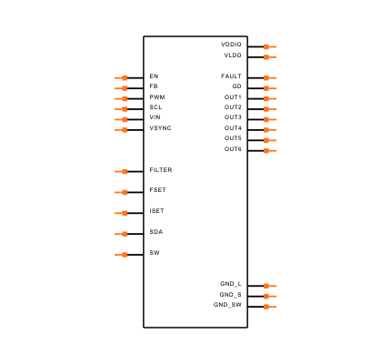 LP8545SQE/NOPB Symbol
