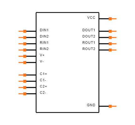 MAX202CDWR Symbol