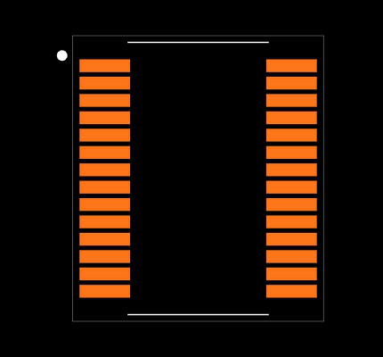 MAX213IDBR Footprint