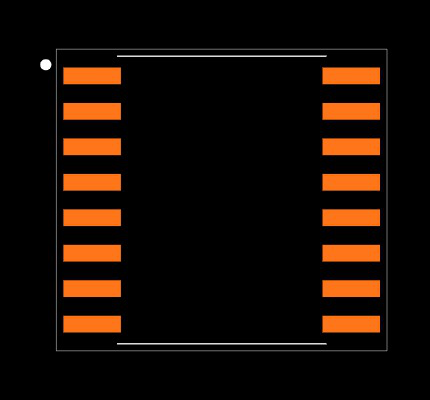 MAX232DWE4 Footprint