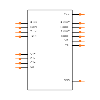 MAX232EID Symbol