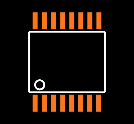 MAX3221 Footprint