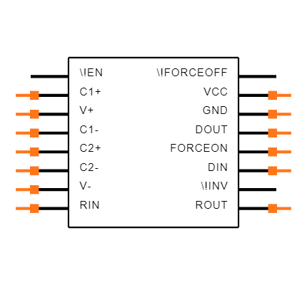 MAX3221 Symbol