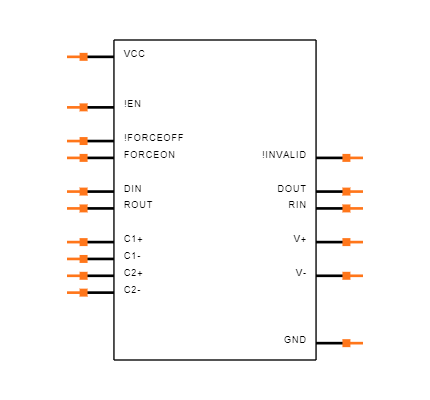 MAX3221EIPWE4 Symbol