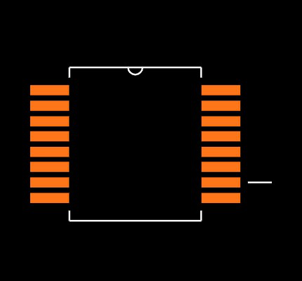 MAX3232CDBR Footprint
