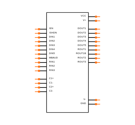 MAX3237ECPW Symbol