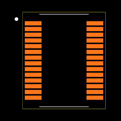 MAX3238IDBR Footprint