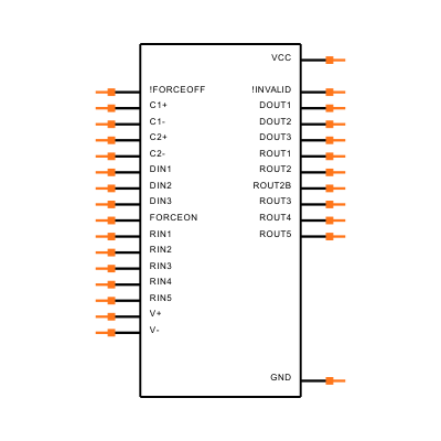 MAX3243CPWRG4 Symbol