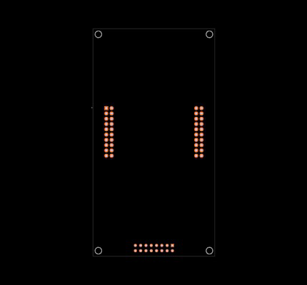 MSP-EXP430FR6989 Footprint