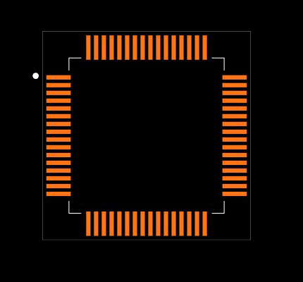 MSP430F169IPM Footprint