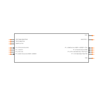 MSP430F2012IPWR Symbol