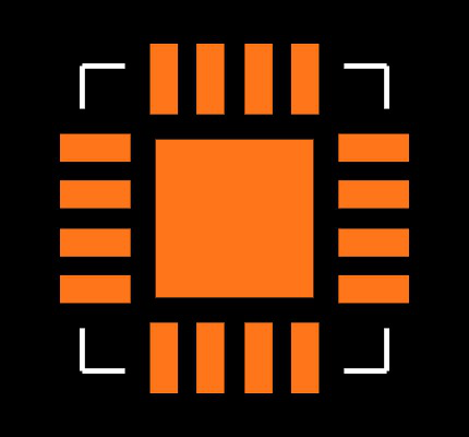 MSP430F2012TRSAT Footprint