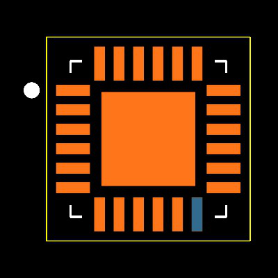 MSP430F2101IRGET Footprint