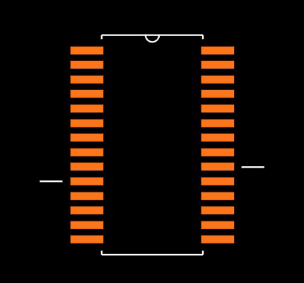 MSP430F2112TPWR Footprint