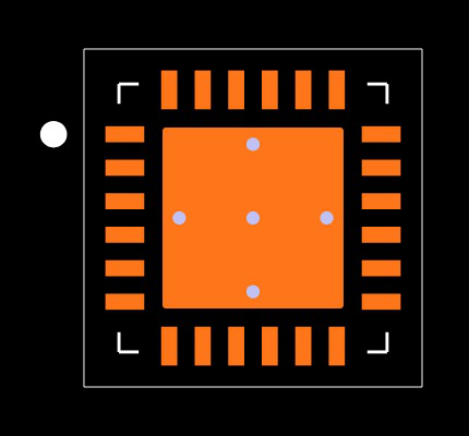MSP430F2121IRGET Footprint