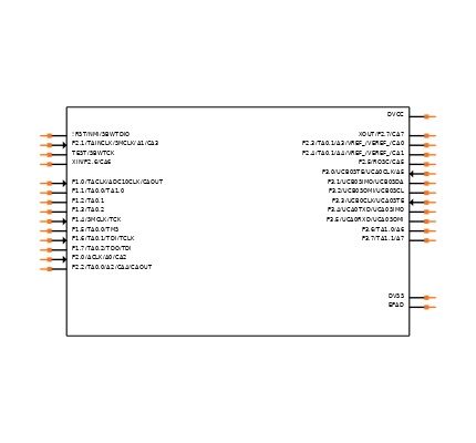 MSP430F2122IRHBR Symbol
