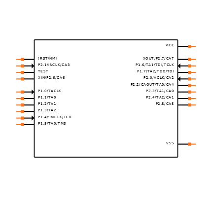 MSP430F2131IDW Symbol