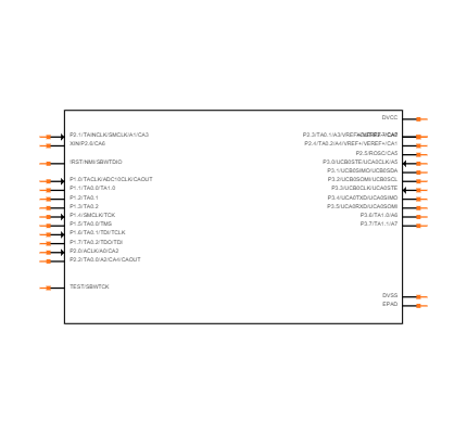 MSP430F2132IRHBT Symbol