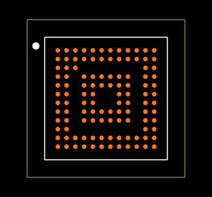 MSP430F2418TZCAR Footprint