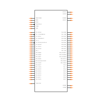 MSP430F412IPM Symbol