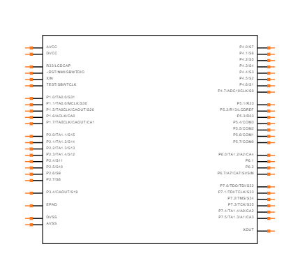 MSP430F4132IRGZT Symbol