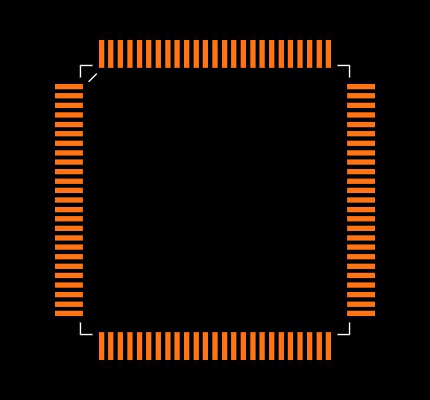 MSP430F46161IPZR Footprint