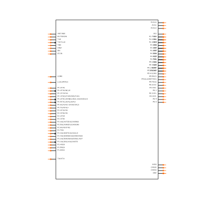 MSP430F477IPN Symbol