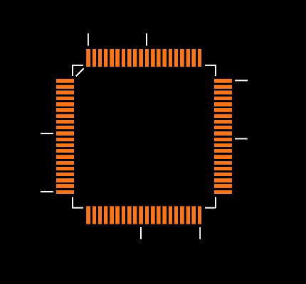 MSP430F479IPNR Footprint