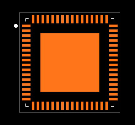 MSP430F5237IRGCR Footprint